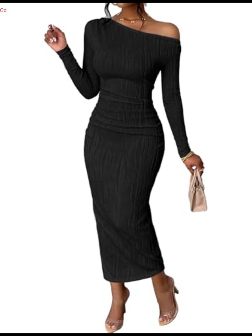 Off Shoulder Lace Pencil Midi Dress Formal Cocktail Party